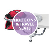 hook-ons and travel seats